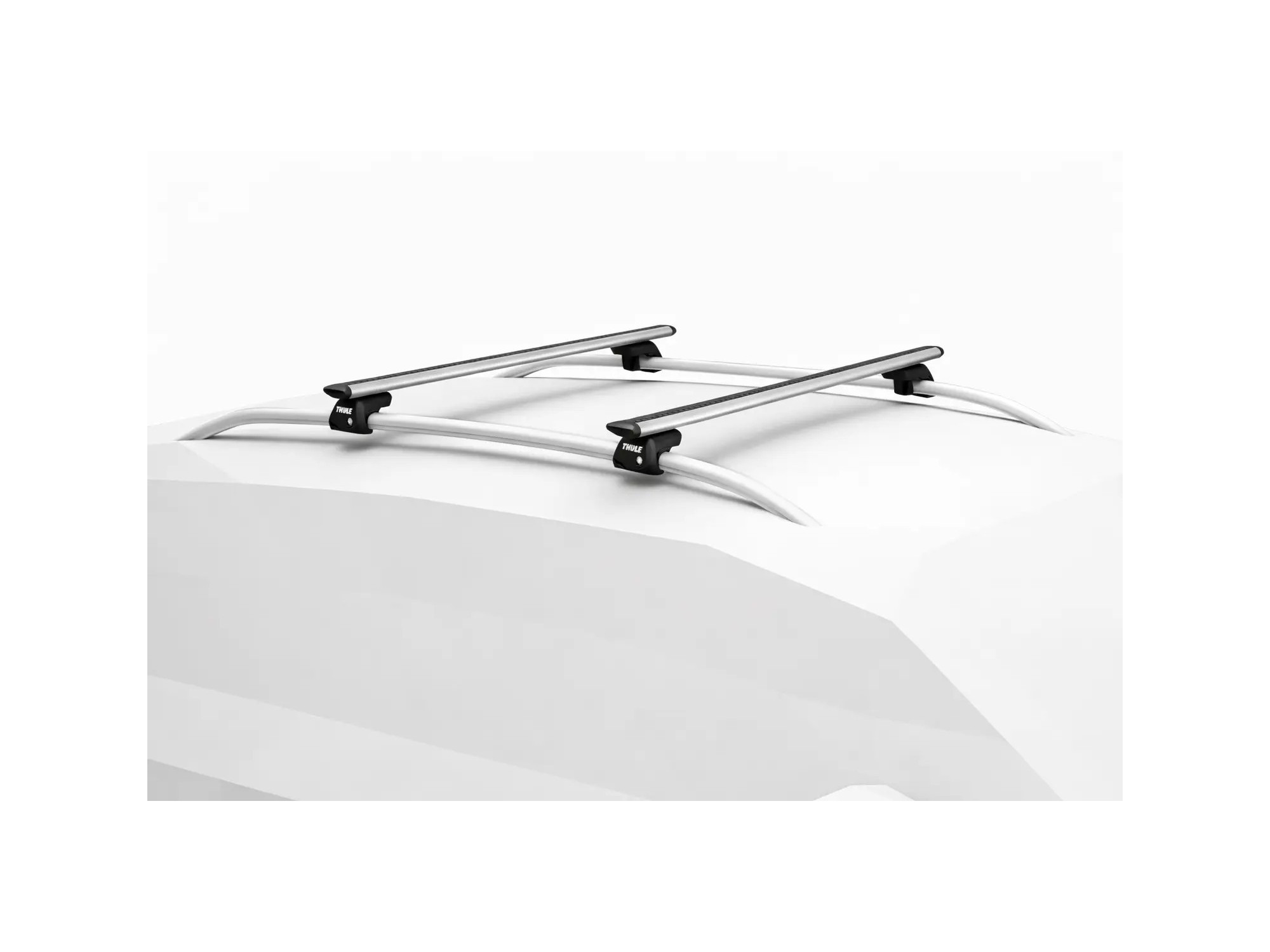 Thule WingBar Evo für erhöhte Dachreling Silber | SNAILER®