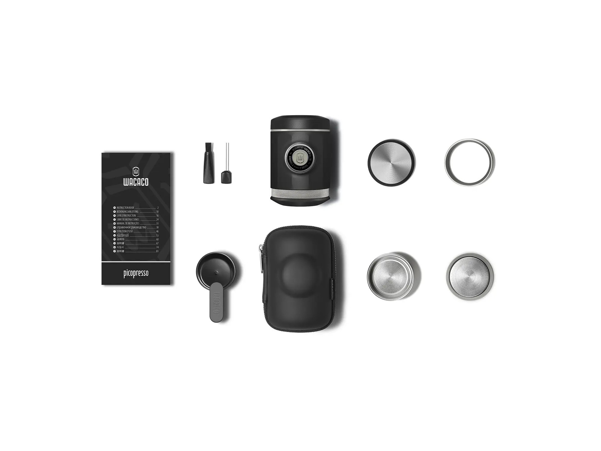 Wacaco Picopresso, Hartschalenetui-Manuelle Espressomaschine | SNAILER