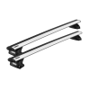 Thule WingBar Evo integrierte Reling Silber | SNAILER®