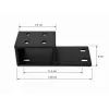 Halterung für Markise – Alduo, 15 cm | SNAILER®