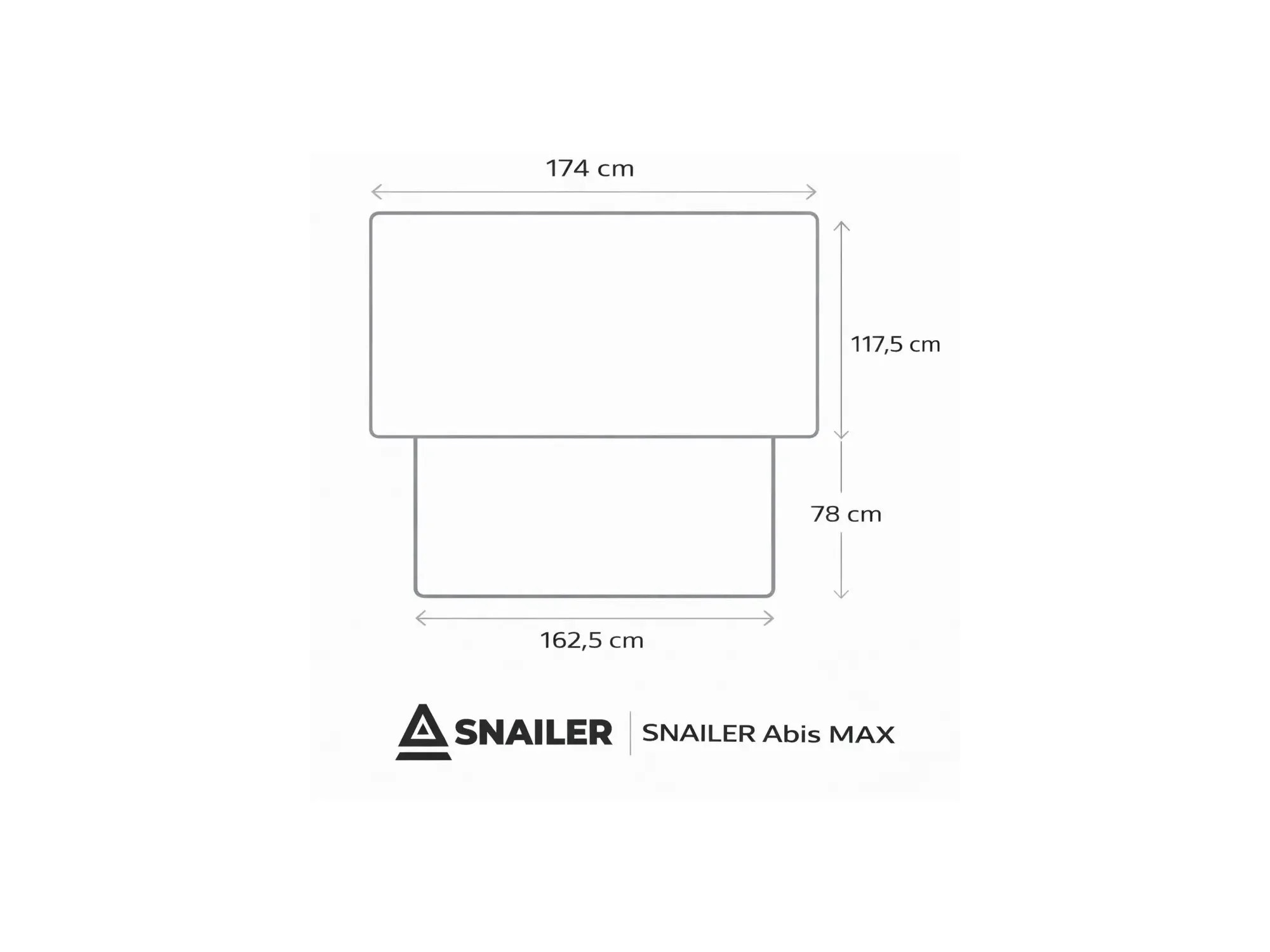 SNAILER® Abis MAX - Hartschalen-Dachzelt für Familien