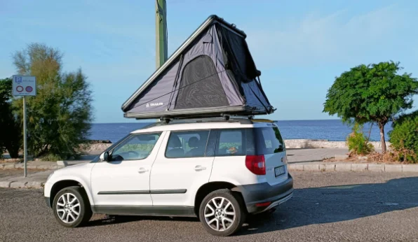 Snailer Alduo Dachzelt auf Skoda Yeti - Kundenfoto aus Italien
